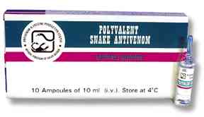 Polyvalent Snake  Antivenom - Equine