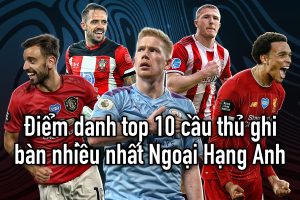 Top 10 cầu thủ ghi bàn nhiều nhất Ngoại Hạng Anh