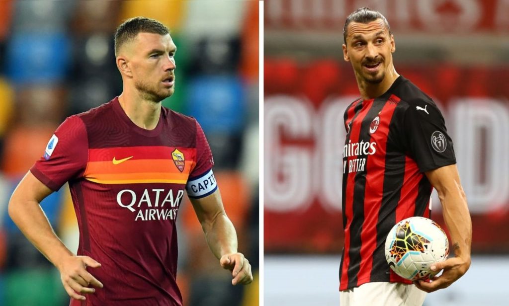 Edin Dzeko và Ibrahimovic