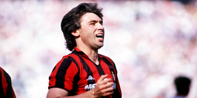 Hồi trẻ Carlo Ancelotti thi đấu cho Ac Milan